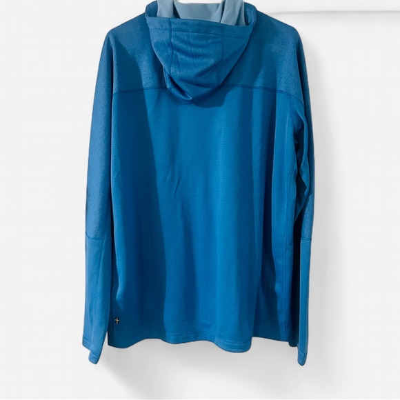 NWT Fjallraven Abisko Trail Fleece Hoodie Men’s XXL UN Blue - Picture 2 of 7